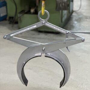 Rundmaterialzange, Tragfähigkeit 75 kg, galv. verzinkt