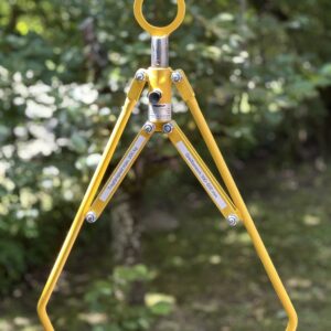 2-Arm-Rundmaterialgreifer Tragfähigkeit 200 kg mit Schutzschlauch