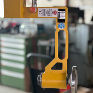 C-Haken mit Wendeeinrichtung und Gegengewicht Tragfähigkeit 150 kg