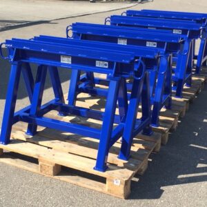 Montage- / Abstellbock 5000 kg mit U-Stahl-Auflage