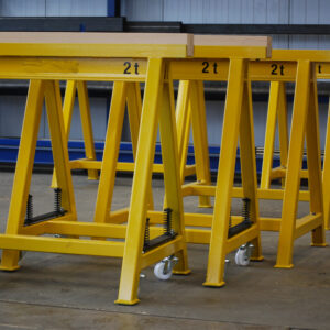 Montage- / Abstellbock 2000 kg mit Buchenholzauflage