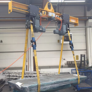 Wendetraverse, starr, verstellbar, mechanisch, motorisch, Tragfähigkeit 5000 kg, 4500 mm lang